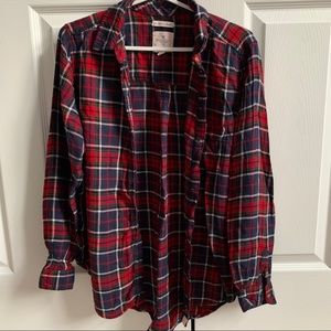 American Eagle boyfriend fit flannel shirt
